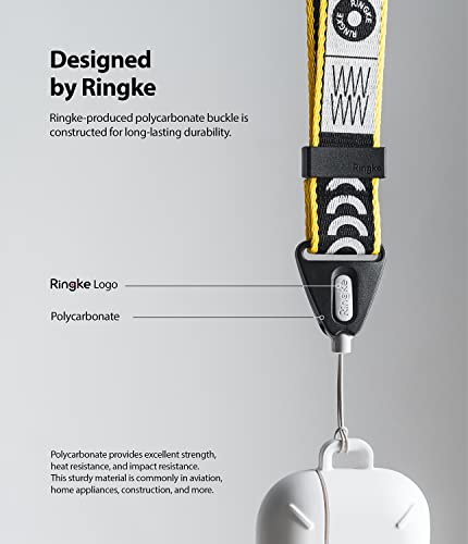 Image of Ringke Shoulder Strap [Dual-Ended Design] Adjustable Crossbody Strap, Anti-Theft Neck Lanyard for iPhone /Galaxy /Pixel Phone Cases, Cameras, etc