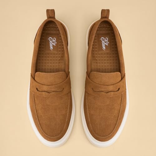 Campus ELAN Men's Brown Loafers ELAN-03 Tan - Image 5
