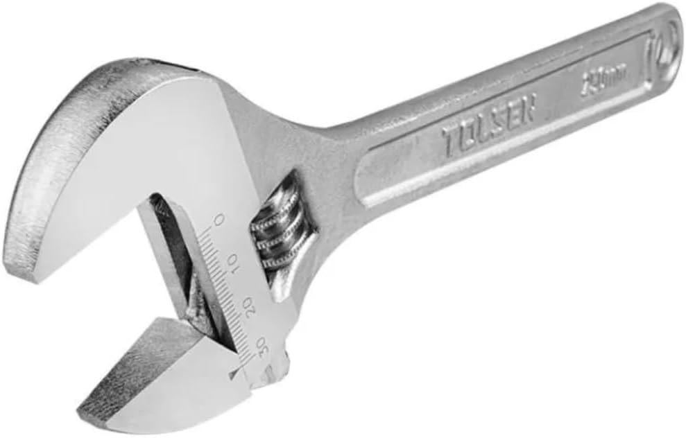10inch 250mm Universal Adjustable Jaw Steel Wrench Measurement Scale
