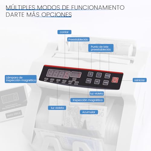 Mejores precios y opiniones de Contador billetes para comprar online. 18 Mejores precios y opiniones de Contador billetes para comprar online. 12
