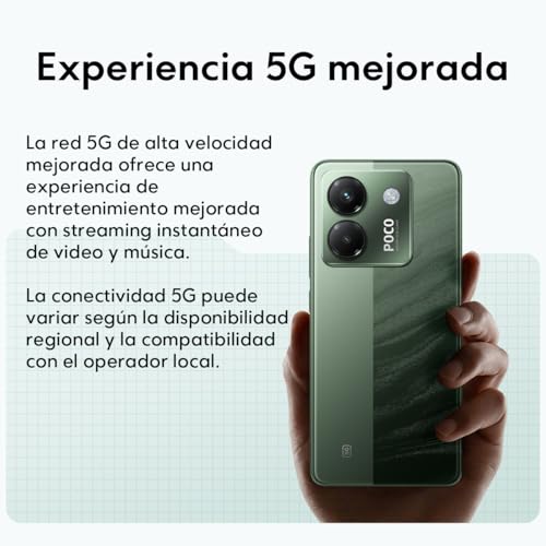 undefined Xiaomi POCO M7 Pro 5G 8GB+256GB Simフリー スマートフォン 120Hz AMOLEDディスプレイ 大容量バッテリー docomo/au/SoftBank/Rakuten Mobile 回線対応 グリーン の商品画像 5