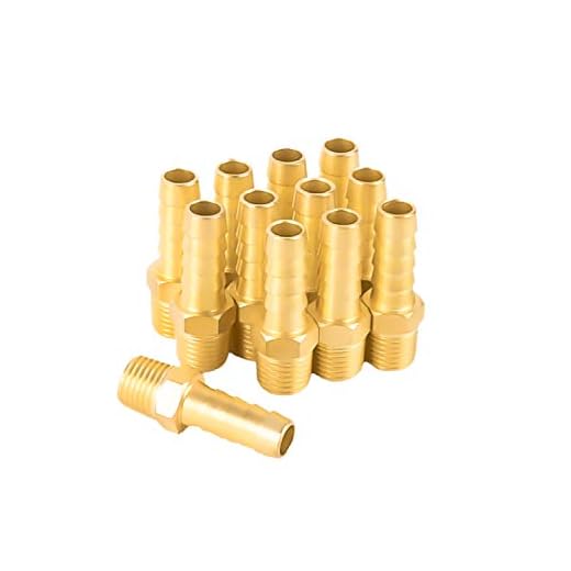 How to repair a high pressure washer hose 12-Pack Brass Hose Barb Adapter Set