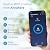 ULTRALOQ U-Bolt WiFi Smart Lock + 4 AA Lithium Batteries + Door Sensor, Keyless Entry Door Lock, Built-in WiFi Deadbolt, Remote Control No Hub, Auto Unlock, Easy Installation, IP65 Waterproof, Black