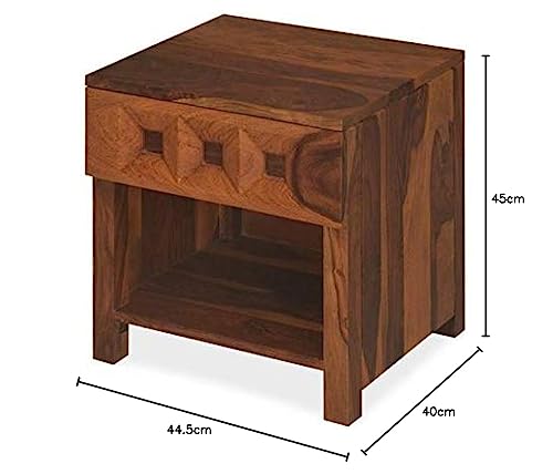 Image of @home by Nilkamal Hulk Night Stand (Walnut)