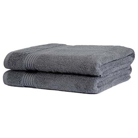 Juego de sábanas de baño Grande de Secado rápido (Gris) Cover