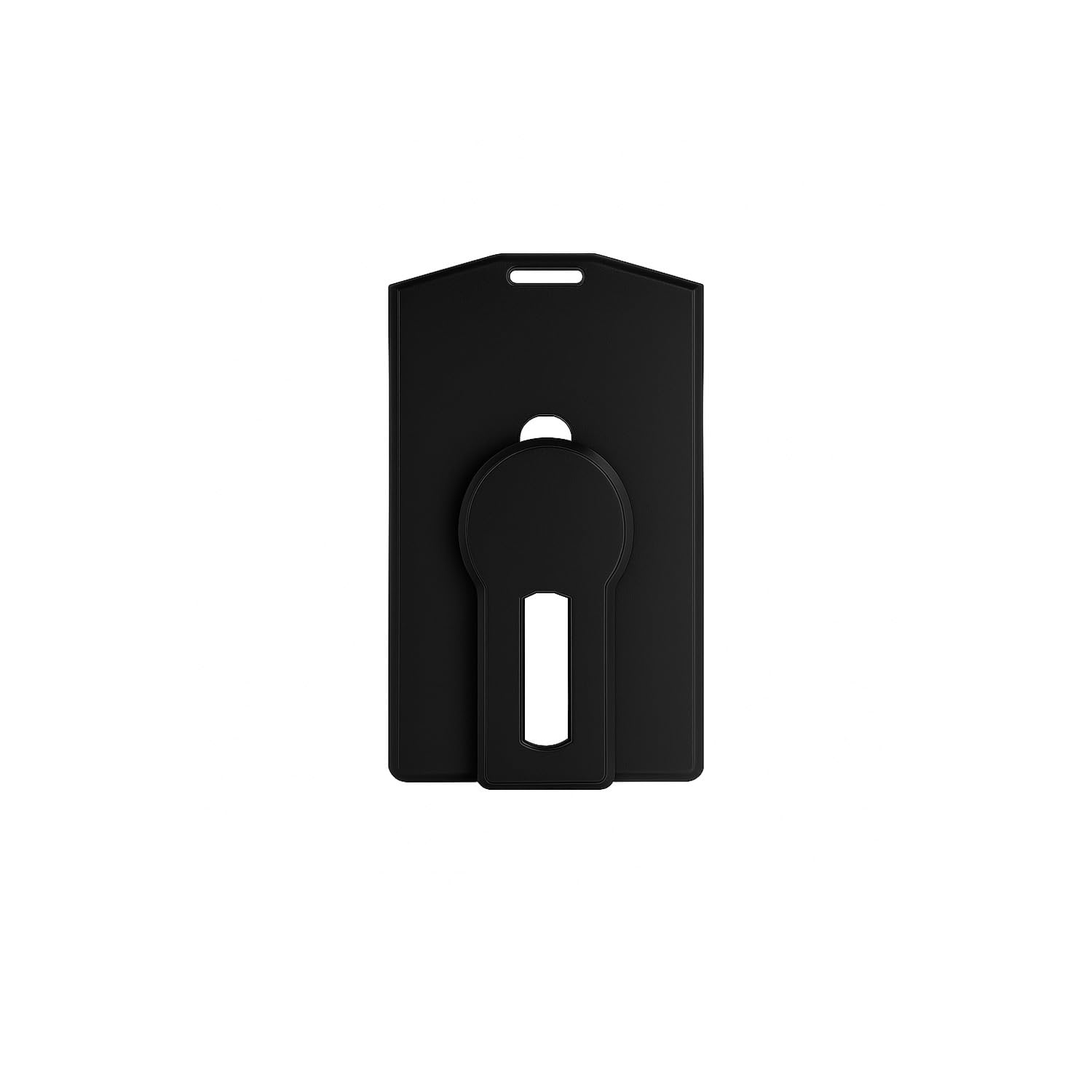 RSA and ID Badge Holder,Holds up to 2 Badges (Holds 1 Token) (Black)