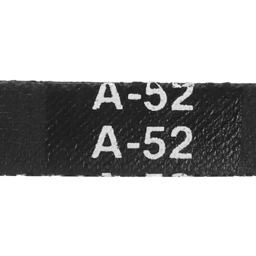 Image of uxcell 4pcs A52 or 4L540 Classic Wrapped Rubber V-Belt, 52 inch(1320mm) Inside Circumference, A Profile V Belt