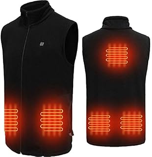Deceny CB USB Electric Heated Vest Fleece Heated Vest Heated Waistcoat Charging Heating