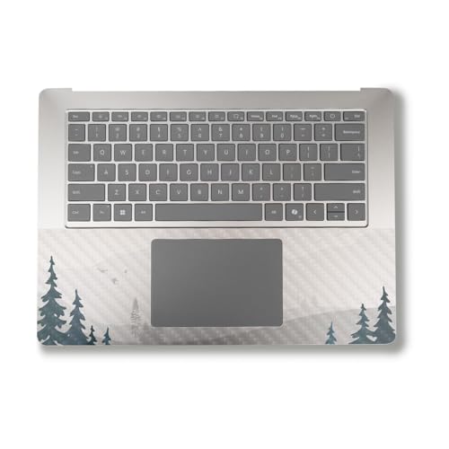 Image of Carbon Fiber Laptop Skin Compatible with Alienware X16 R2 (2024) - Tundra - Premium 3M Vinyl Protective Wrap Decal Cover - Easy to Apply | Crafted in The USA by MightySkins