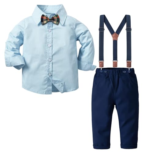 Nwada Anzug Kinder Jungen Bekleidungsset Junge Krawatte Shirt + Gentleman...