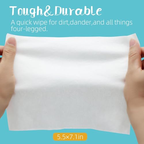 Image of Anti Bacterial Pet Wet Wipes for Dogs & Cats - Alcohol-Free, Fragrance-Free Cleaning & Grooming Wipes, Soft & Safe Daily Care (80 Pcs)