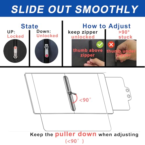 Image of Veharvim Sun Visor Extender for Car (Zipper Slider& Prevents Fingerprints, UV400, PC Lens), Visor Extender Attachment for Car Visor, Anti-Glare for Safe Driving (Driver Side)