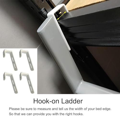 Échelle de lit superposé anti-glisse de 116 cm pour lit de remplacement - 6
