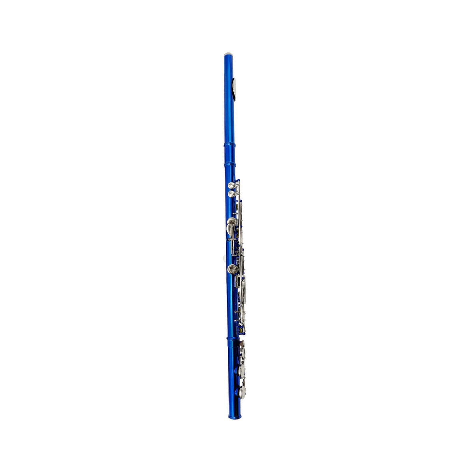 Flauta Travesera De Orificio Cerrado De 16C Mi Color Azul Morado Y Cian Para Principiantes Instrumento De Práctica Flautas Para Principiantes