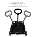 Brrnoo Dog Stroller, Pet Stroller for Small Dogs Cat Stroller Carbon Steel Pet Travel Cart with Wheels 15.43 Load Capacity Folding Pet Carrier for Small Medium Large Dogs and Cats (Black)