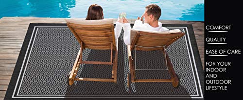 Gertmenian 22013 Indoor Outdoor Classic Flatweave Area Rug, Stain & Uv Resistant Carpet, Deck, Patio, Poolside & Mudroom, 2X6 Ft Runner thumb #5