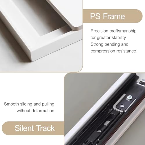 Stylish Decorative Electric Meter Box Cover - Artful Circuit Breaker Panel Lid, Protective Fuse Box Shield for Farmhouse/Dorm, White, 15.7x23.6in (40x60cm)