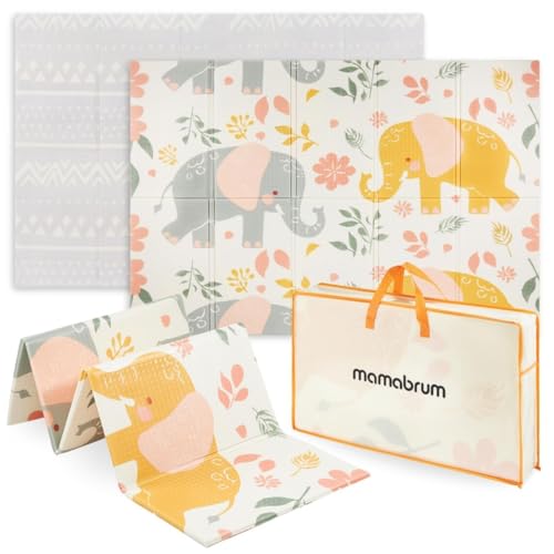 Mamabrum Alfombra Bebé Plegable Acolchada 180 x 120 x...