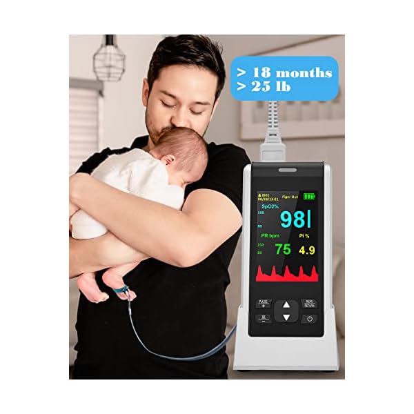 HOLFENRY Probes for infants Compatible with Handheld Pulse Oximeter