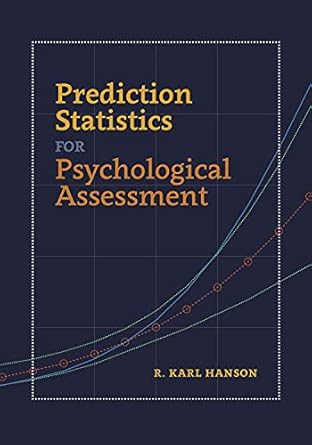 Prediction Statistics for Psychological Assessment