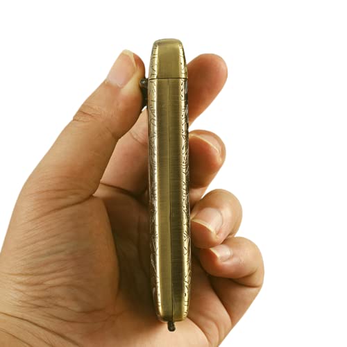 Image of Peaky Blinders Cigarette Case Retro Metal Portable 16 Cigarettes Box (Bronze)