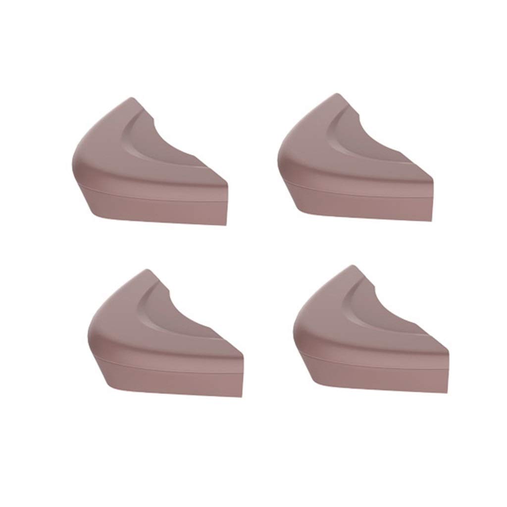 dfEDRd Safety Corner Guards, Silica Gel Baby Prevents Bruises Safety Edge Corner Guards Prevent Coll 4pcs(Bruin)