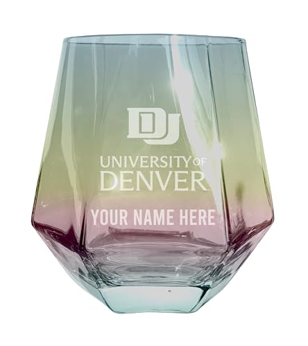 Copa de vino sin tallo personalizada 10 oz iridiscente