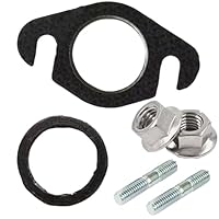 SIXHAOBU Auspuffdichtung Set Auspuff Stehbolzen Krümmer Dichtung kompatibel 50ccm 2T Roller Einzylinder Auspuff Motorrad Auspuffdichtung Universal Auspuffkrümmer