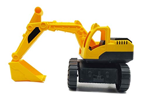 Image of SHOPOFLUX Plastic Construction Excavator Vehicle, Pack Of 1, Multicolour, For All