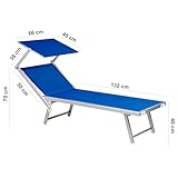 Zoom IMG-2 hortan lettino prendisole professionale in Zoom IMG-2 hortan lettino prendisole professionale in