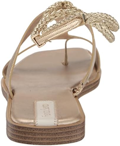 Franco Sarto Womens Maren Ankle Strap Sandal Platino Gold 6.5 M | Image 2