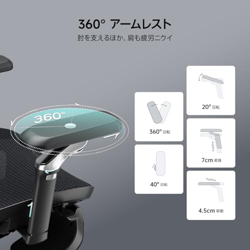 Hbada E3 Ultraオフィスチェア の商品画像 3
