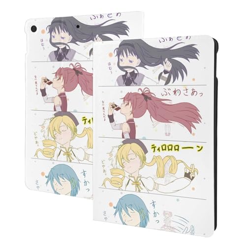 Compatible with 魔法少女まどか☆マギカ iPad Pro ケース 2024 13インチ(最新型) iPad Pro 13インチ ケース タブレットケース Ipad pro タブレット ケース PUレザー 二つ折スタンド 角度調整 横置きスタ