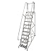 Cotterman 1511R2632A2E30B4W4C1P6 - Rolling Ladder 140 in.H 11 Steps 450 lb.