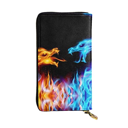 Portefeuille pour femme en cuir grand format idéal pour voyager avec ses cartes et billets