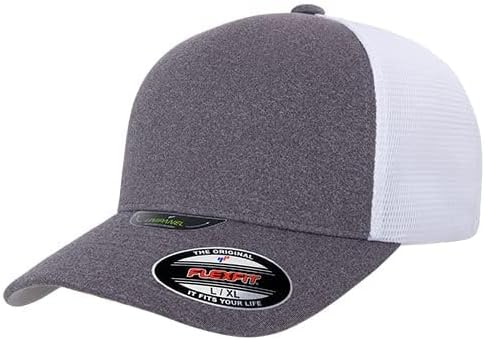 Flexfit Melange Unipanel Trucker Cap - Image 4