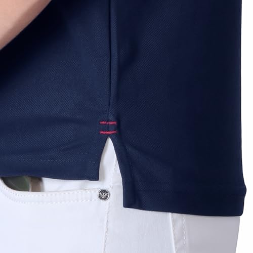 Image of Men's Premium Polo T-Shirt | Classic Collar | Smooth Finish | Half Sleeve Casual Wear (XS to 3XL)