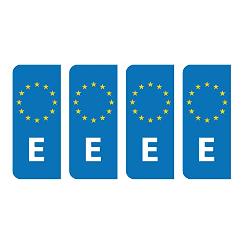 Soy motera Pegatina Vinilo Impreso homologado matricula 4 Unidades para Coche