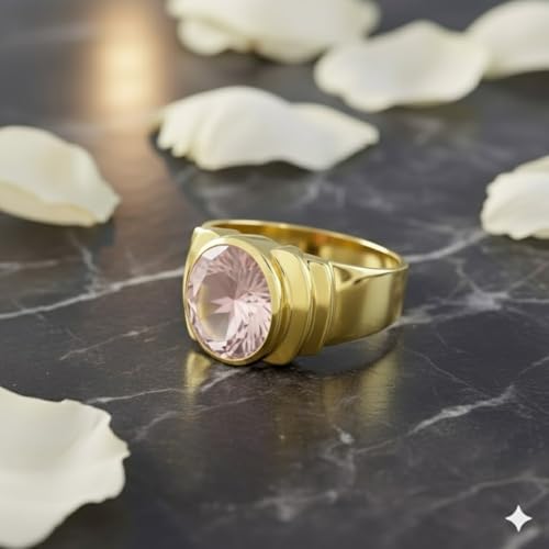 Image of 55Carat Choose Your Color Natural Birthstones 18 K Gold Plated Ring Bold Statement Jewellery Sizes 4-13