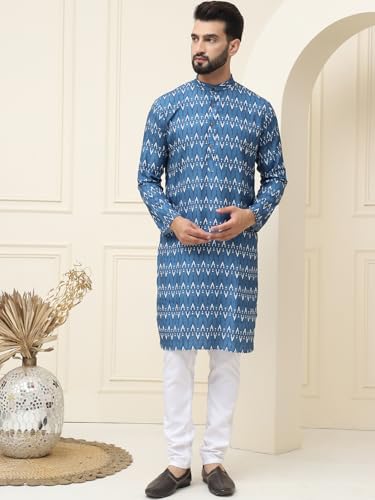 Image of SOJANYA (Since 1958 Men's Exquisite Silk Blend Kurta Elevate Your Festive Look-Crafted for Excellence