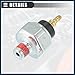 TUCKBOLD Engine Oil Pressure Sensor, for Honda Accord 1984-2007, Plastic Metal, No.37240PT0014, Black Silver Tone Automotive Parts