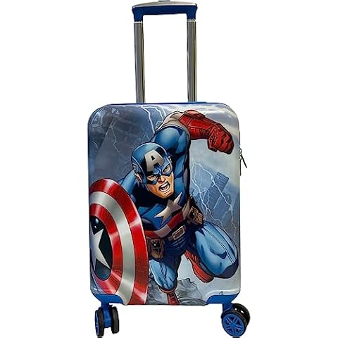 Captain America Kids 18" Suitcase with Wheels Cover