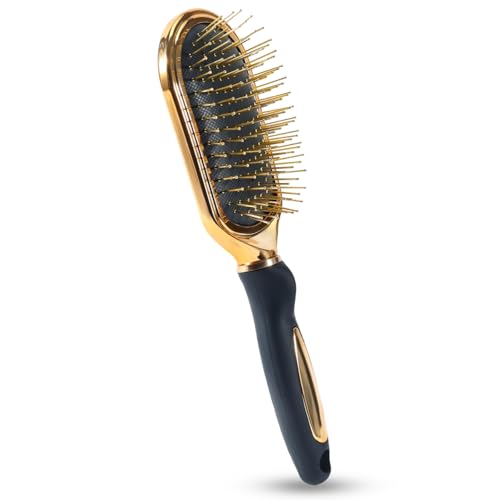 Hair Brush Detangling Brush Metal Bristles Paddle Hair