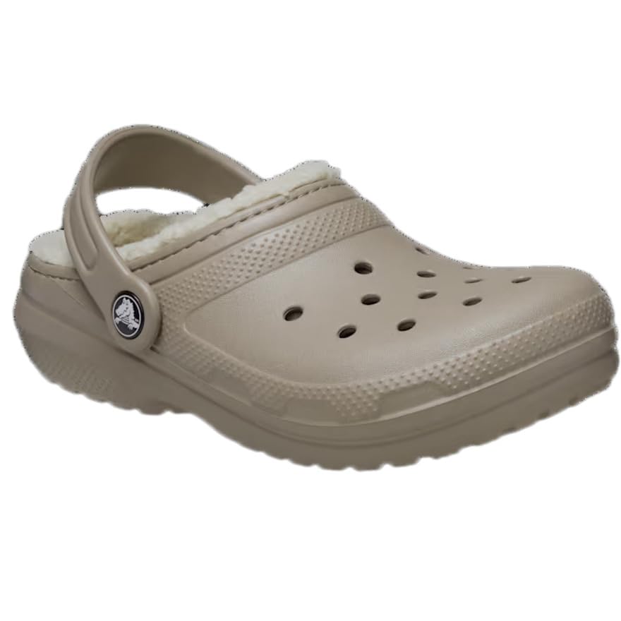 Image of Crocs Kids Classic Lined Clog in Brown