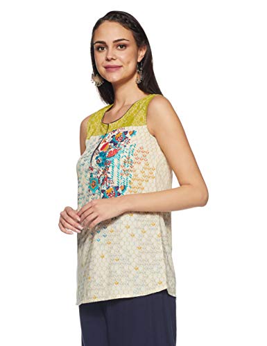 Image of Aurelia Women's Synthetic Straight Fit Kurta