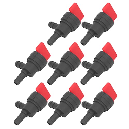 1/4in Fuel Cut Off Valve Stable Straight Gas Valve for Oregon MTD for Landscaping 8Pcs