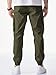 JMIERR Joggers for Men Fashion Casual Pants Elastic Waist Drawstring Stretch Tapered Athletic Workout Cargo Sweatpants Light Weight Chino Pants with Pockets, M, Moss Green