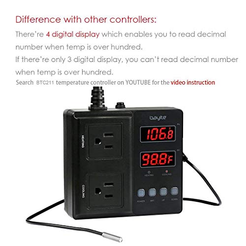 Bayite 15A Temperature Controller And A Probe thumb #2