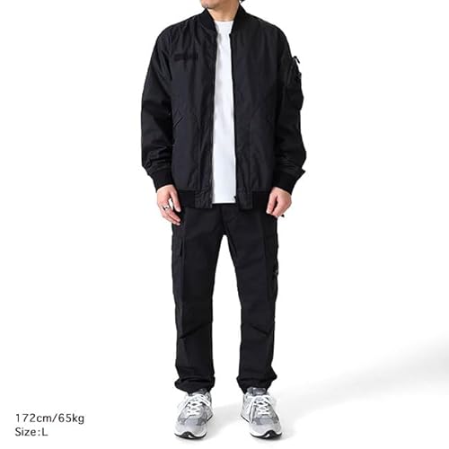 Stone Island ガーメントダイ MA-1 ミリタリー ボンバージャケット K1S154100004 S0A21 の商品画像 5