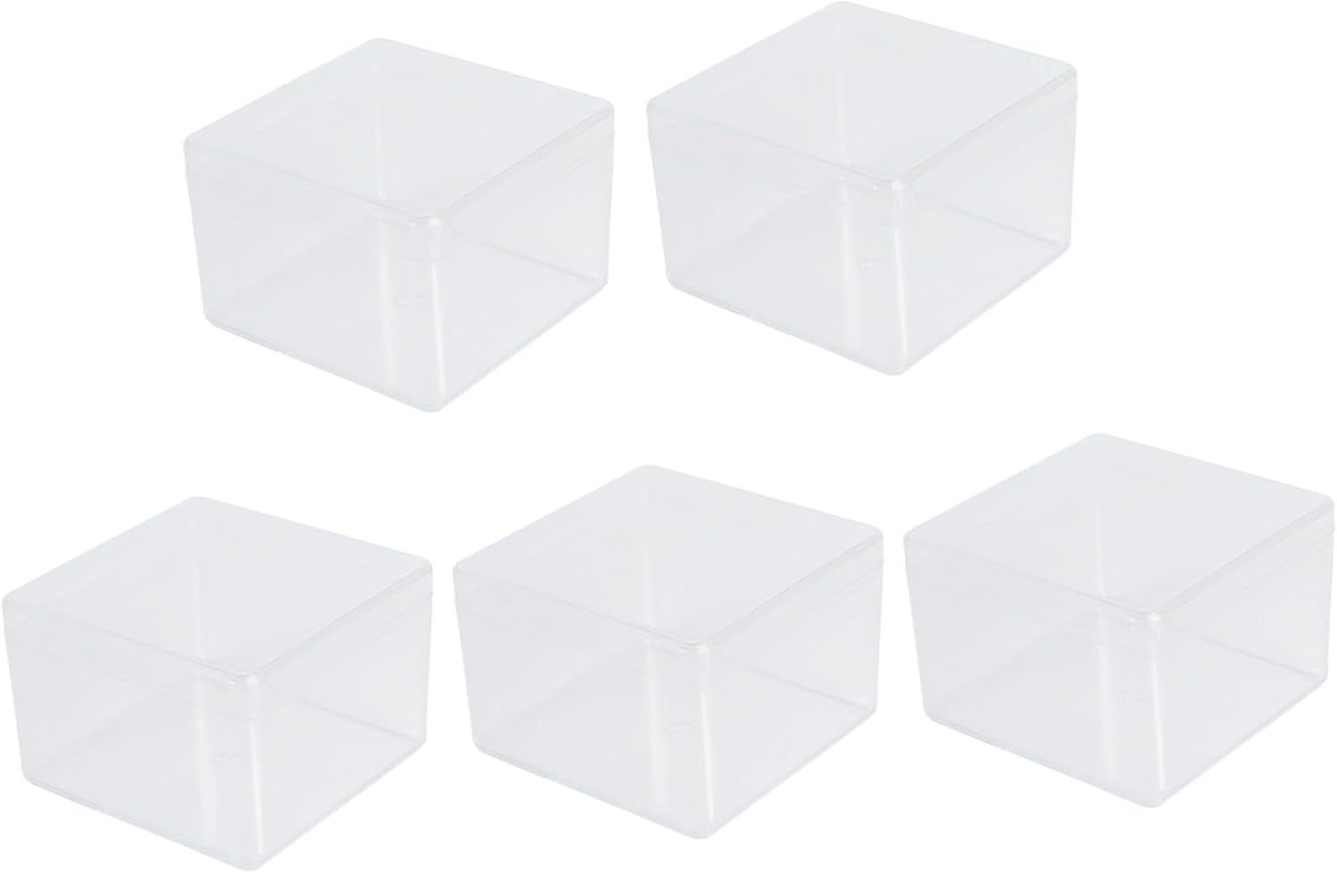 5 Pack Figurine Display Boxes for Model Storage